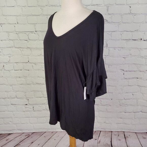 𝅺trina Turk Swim & Spa Collection Short Sleeve Top XS NWT - Picture 3 of 7